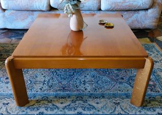 Tavolino da caffè quadrato salotto soggiorno cm 80