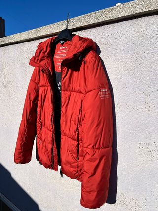 Chaqueta ECOALF Roja Plumas