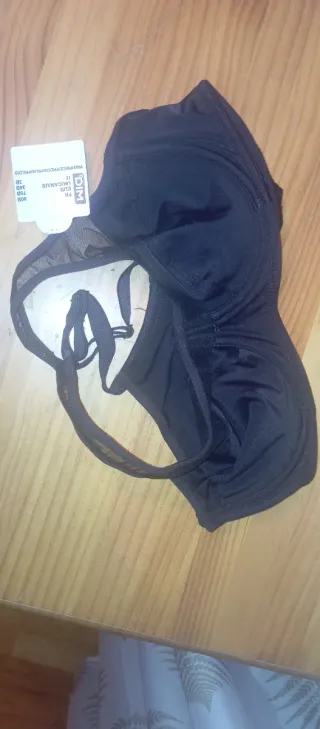 Sujetador DIM 90B Negro y Fucsia.