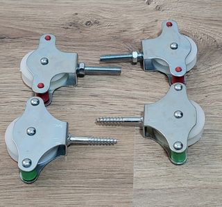 4 Poleas para Tendedero de acero inoxidable