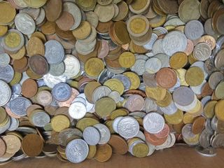 Lote monedas extranjeras