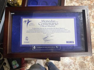 Monedas Centenario Real Madrid Caja