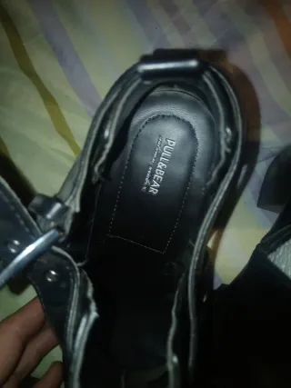 Botín Pull&Bear Talla 39 Negro