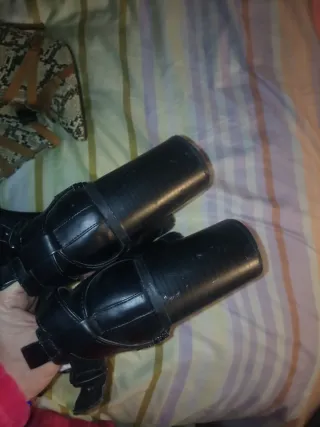 Botín Pull&Bear Talla 39 Negro