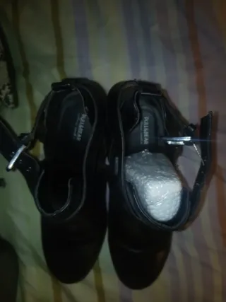 Botín Pull&Bear Talla 39 Negro