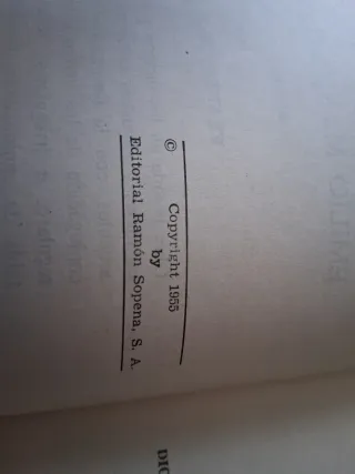 Diccionario Aleman- Español año 1955