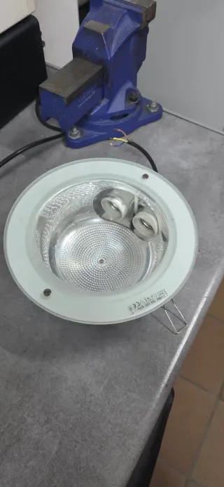 Plafon Downlight 2 Bombillas E27