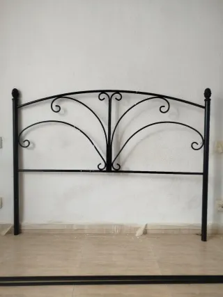 Cabezal de forja negro matrimonio