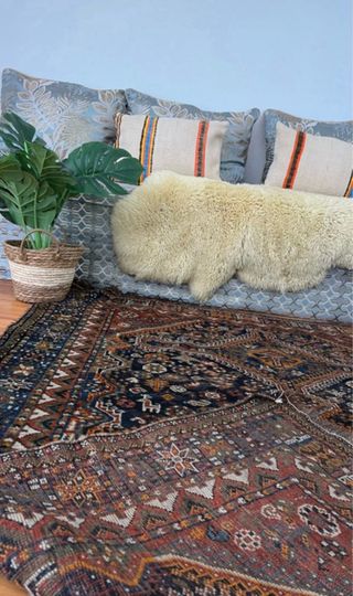 Tappeto Persiano Fatto a Mano - Lana 142x200cm