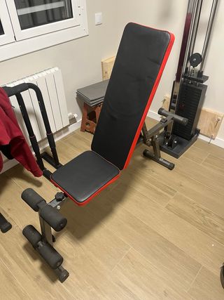 Panca da palestra regolabile (senza pesi)