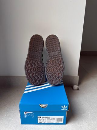 Adidas Samba Talla 38 Verde/Blanco