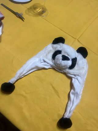 Gorro de oso panda