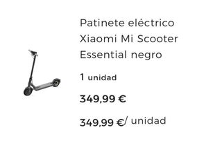 Patinete Xiaomi Mi Scooter Essential