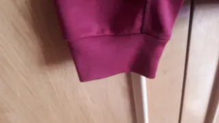 Chaqueta Kappa Media Cremallera Roja y Azul