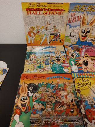 6 Vinilos Jive Bunny Super Rok