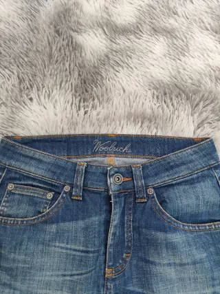 Jeans vintage Woolrich blu skinny taglia W28