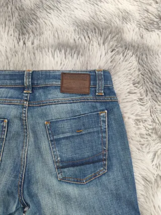 Jeans vintage Woolrich blu skinny taglia W28