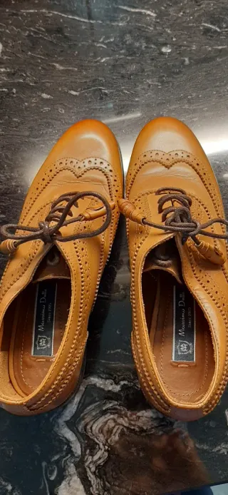 Zapatos Massimo Dutti Cuero Marrón Talla 38