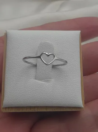 Anillo Corazón Minimalista -  talla 6,5 (53)