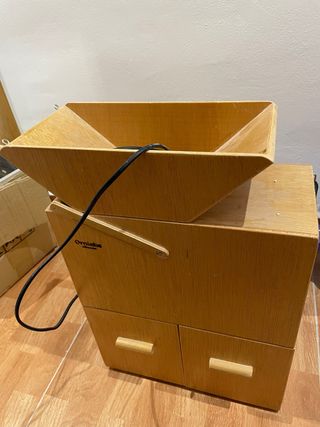 Limpiador de alpiste de madera