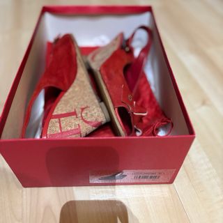 Alpargatas Rojas Carolina Herrera Talla 39