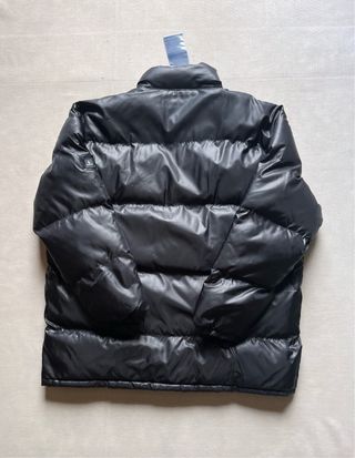 Polo Ralph Lauren Plumífero Negro Brillo Talla XL