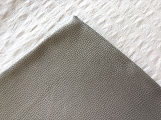 2 fundas de cojín de cuero gris