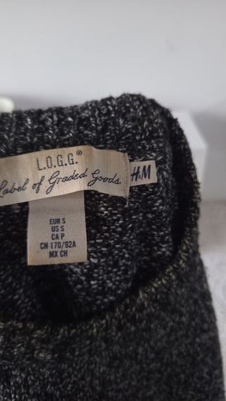 Jersey H&M Negro y Gris