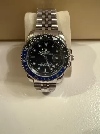 Reloj RLX GMT Master Acero Esfera Negra Bisel A/