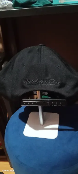 Gorra Mitchell & Ness San Antonio Spurs Negra