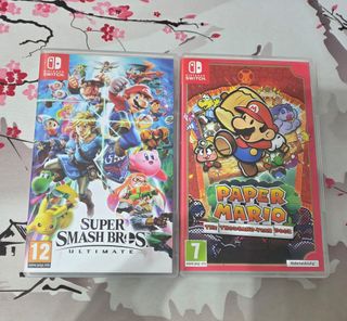 Super Smash Bros Ultimate y Paper Mario Puerta