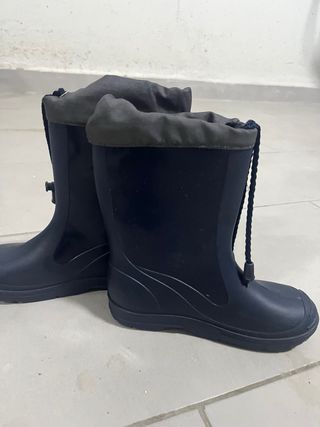 Botas de agua niño azul talla 30