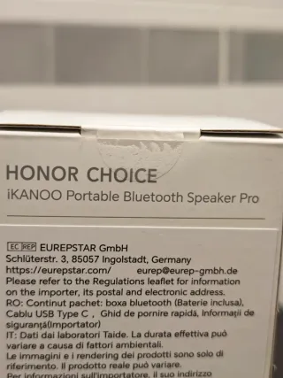 Altavoz Bluetooth Honor Choice iKANOO Pro