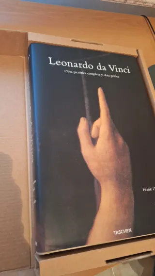 Libro de arte Leonardo davinci