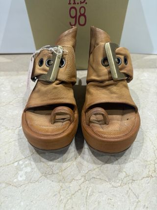 Sandalias A.S. 98 Cuero Marrón