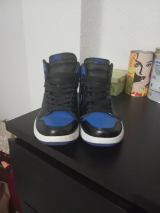 Jordan 1 Negro y Azul