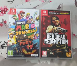 Super Mario 3D World y Red Dead Redemption switch