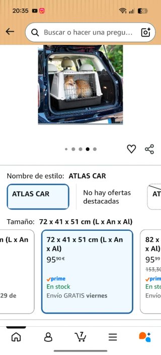 Transportín mediano para mascotas