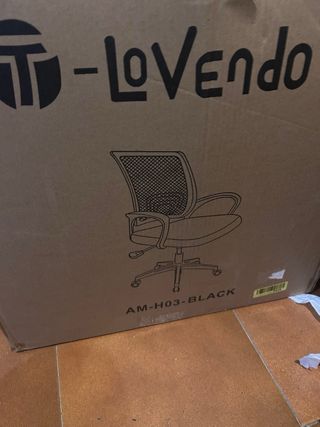 Silla de Oficina Ergonómica Negra