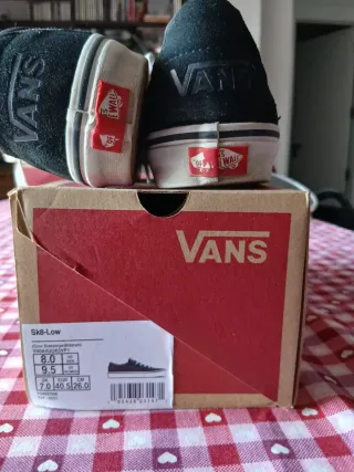 Zapatillas Vans Sk8 Low Negras/Grises