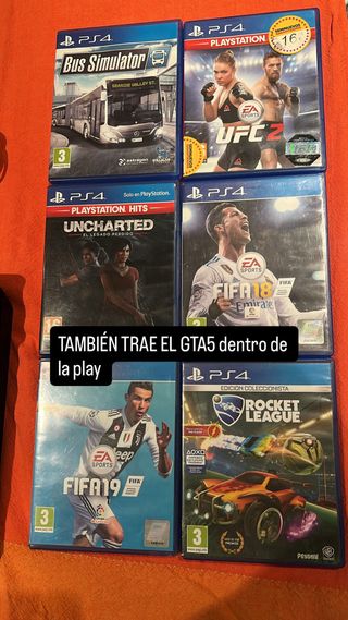 PS4 (PlayStation 4) + 7 Juegos+ Volante