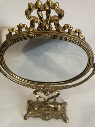 Specchio da Toeletta Vintage Luigi XVI Dorato