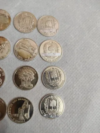Lote de monedas de plata