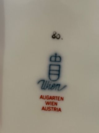 Augarten Caballo Courbette Porcelana firmado