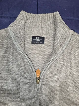 Jersey DDC Gris Cremallera Talla XXL