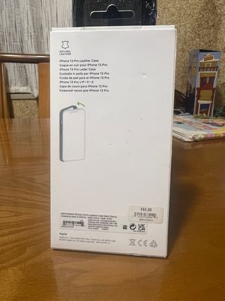 Scatola Cover Pelle iPhone 13 Pro + Wallet