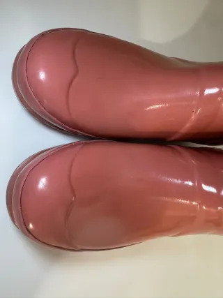 Botas de agua Hunter rosas