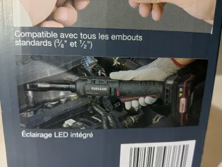 Trinquete PARKSIDE 20V con Batería y Cargador