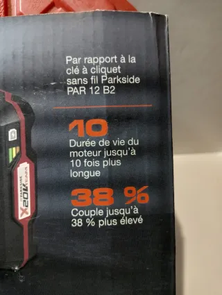 Trinquete PARKSIDE 20V con Batería y Cargador