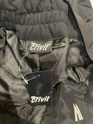 Pantalón nieve niño negro